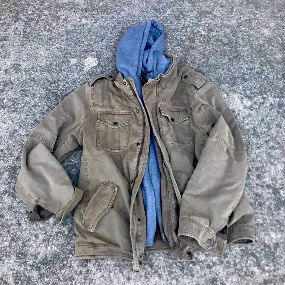 Levi Trucker Hooded Jacket [L - Mens]
